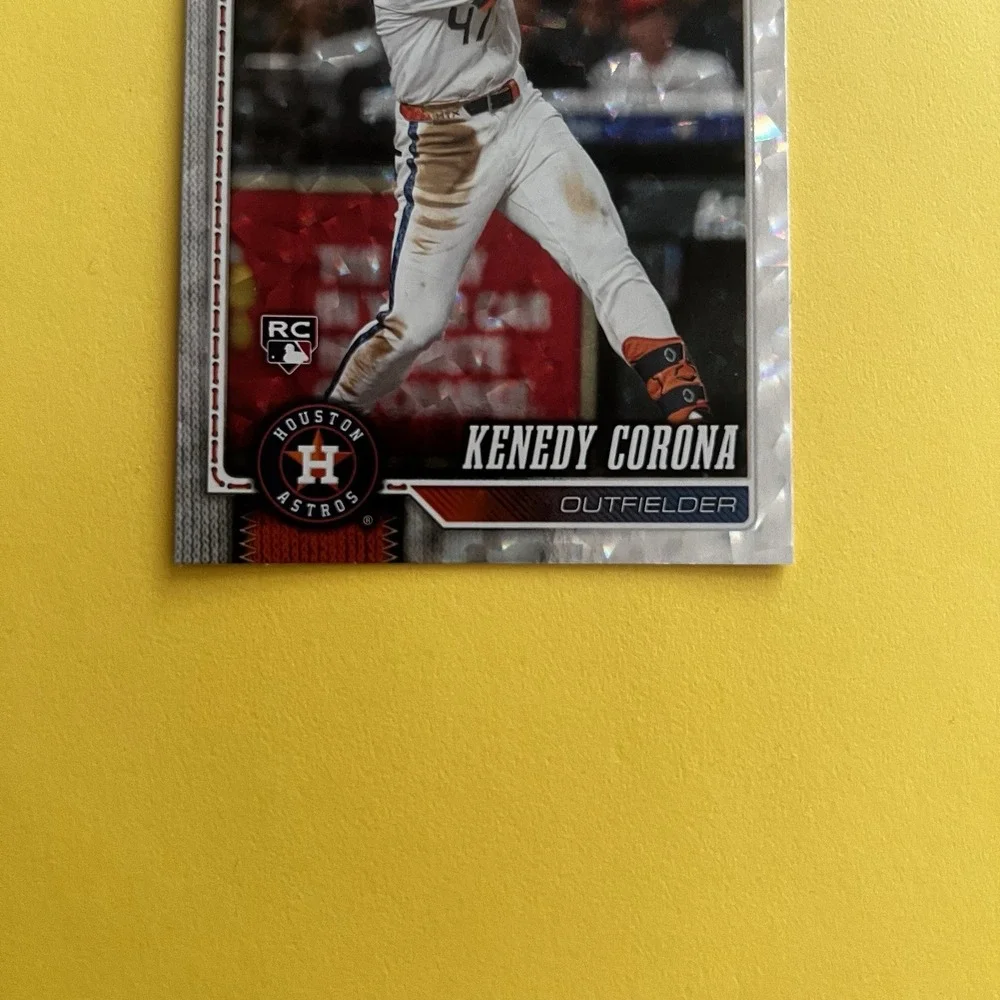 2026‎ Topps Series 1 Kenedy Corona Silver Crackle Foil #145 Houston Astros RC